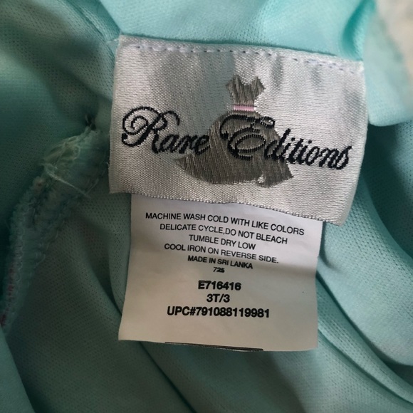 Girls Knit-Like Floral Dress - Picture 7 of 7